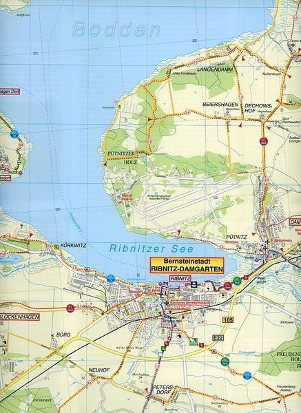 Produktbild: Radwander- und Wanderkarte Ostseebad Graal-M&uuml;ritz, Ribnitz-Damgarten und Umgebung