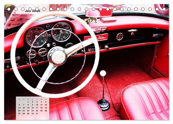 Produktbild: Mercedes Edel & Fein (Tischkalender 2026 DIN A5 quer), CALVENDO Monatskalender