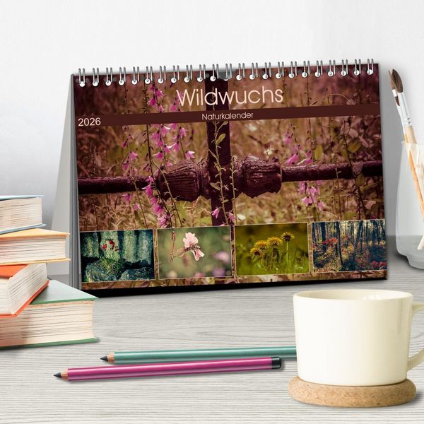 Produktbild: Wildwuchs 2026 (Tischkalender 2026 DIN A5 quer), CALVENDO Monatskalender