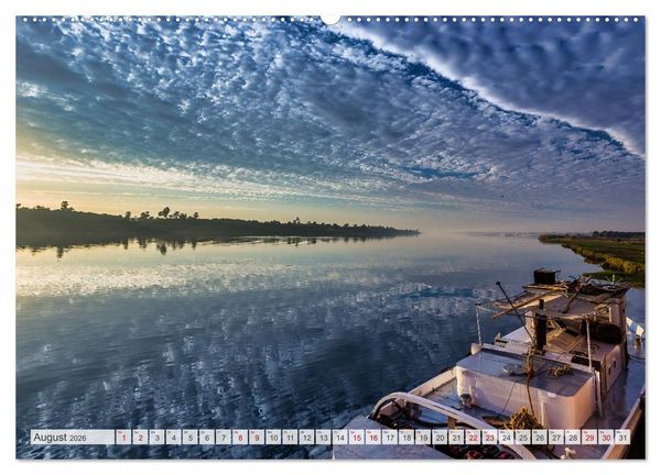 Produktbild: Stilvolles Segeln auf dem Nil mit einer Dahabeya (hochwertiger Premium Wandkalender 2026 DIN A2 quer), Kunstdruck in Hochglanz