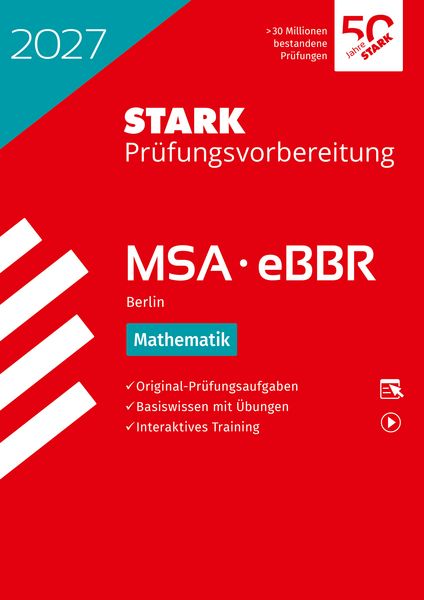 STARK Mathematik - MSA/eBBR 2027 Berlin - Prüfungsvorbereitung, Set von , Stark Verlag GmbH, 9783849067649