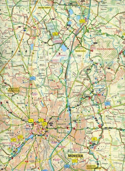 Produktbild: Publicpress Rad- und Wanderkarte M&uuml;nster 1:50.000