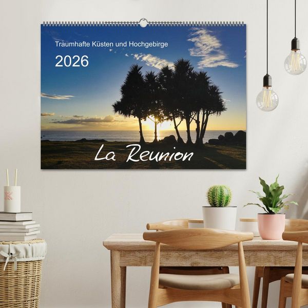 Produktbild: La Reunion - Traumhafte K&uuml;sten und Hochgebirge (Wandkalender 2026 DIN A2 quer), CALVENDO Monatskalender