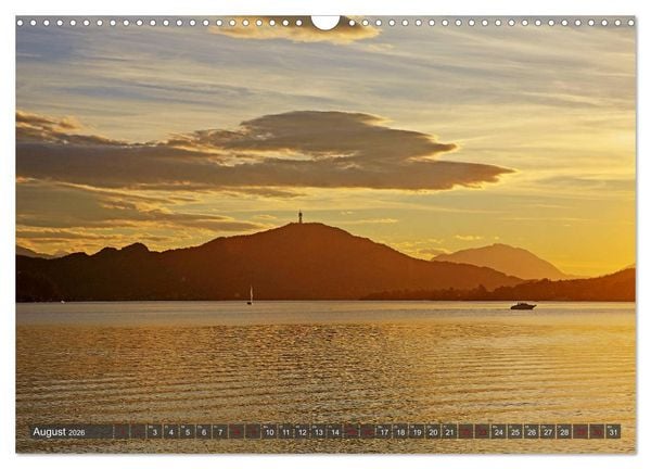 Produktbild: Der W&ouml;rthersee - &Ouml;sterreichs Riviera (Wandkalender 2026 DIN A3 quer), CALVENDO Monatskalender