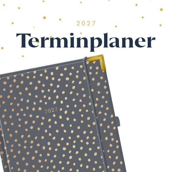 Produktbild: Terminplaner A5 Premium 2027 Dunkelgrau