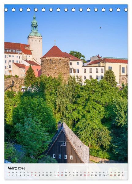 Produktbild: Bautzen - Die Sch&ouml;ne im Osten (Tischkalender 2026 DIN A5 hoch), CALVENDO Monatskalender