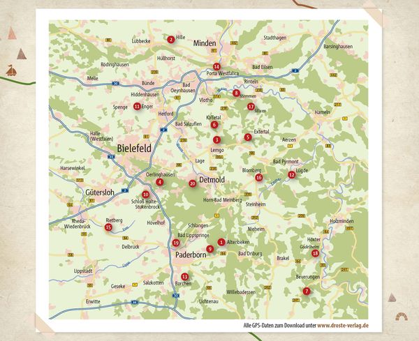 Produktbild: Ostwestfalen-Lippe. Wandern für die Seele