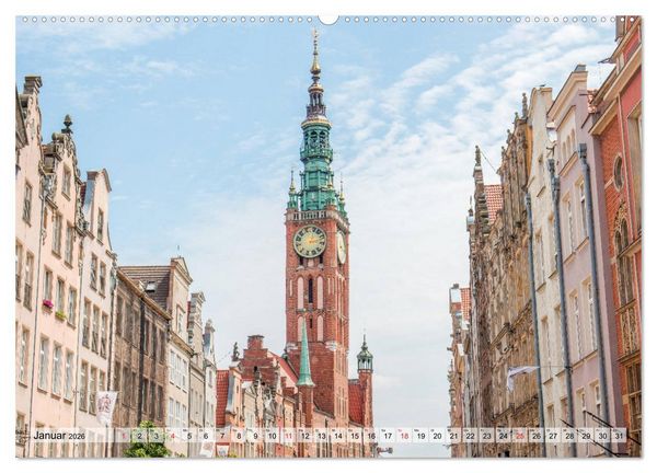 Produktbild: Danzig - Polnische Hansestadt (Wandkalender 2026 DIN A2 quer), CALVENDO Monatskalender