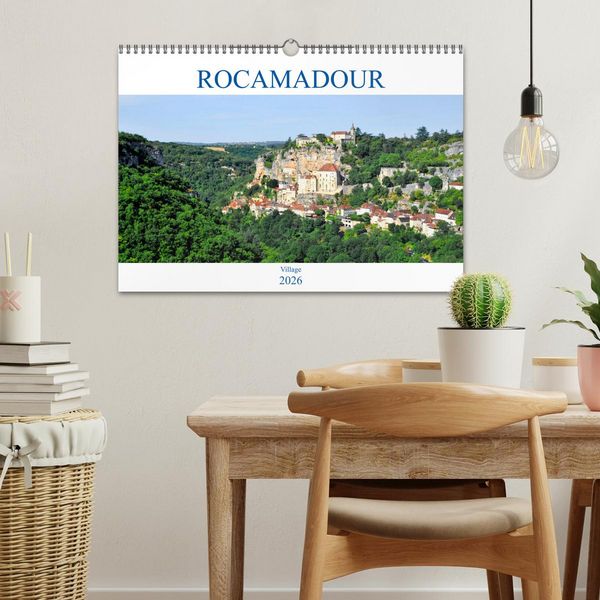 Produktbild: ROCAMADOUR Village (Calendrier mural 2026 DIN A3 vertical), CALVENDO calendrier mensuel