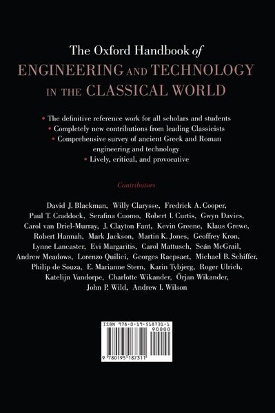 Produktbild: The Oxford Handbook of Engineering and Technology in the Classical World