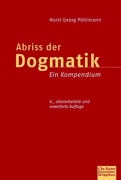 Produktbild: Abriss der Dogmatik