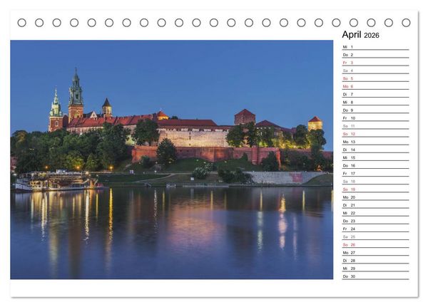 Produktbild: Polen &ndash; Zeit f&uuml;r Entdeckungen (Tischkalender 2026 DIN A5 quer), CALVENDO Monatskalender