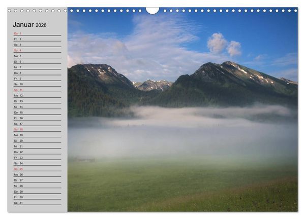 Produktbild: Tannheimer Tal (Wandkalender 2026 DIN A3 quer), CALVENDO Monatskalender