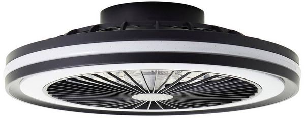 Produktbild: Brilliant G99280/06 Palmero LED-Deckenleuchte mit Ventilator LED-Modul 40W Schwarz