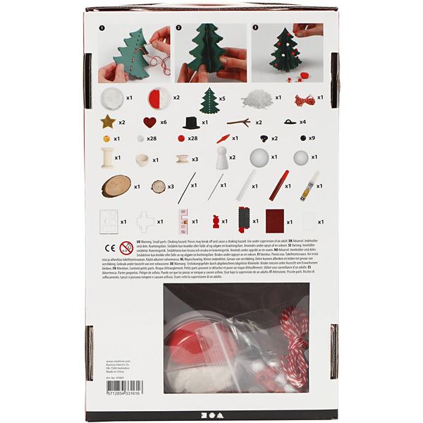 Produktbild: Creativ Company DIY Set Dekoartikel Weihnachtshaus