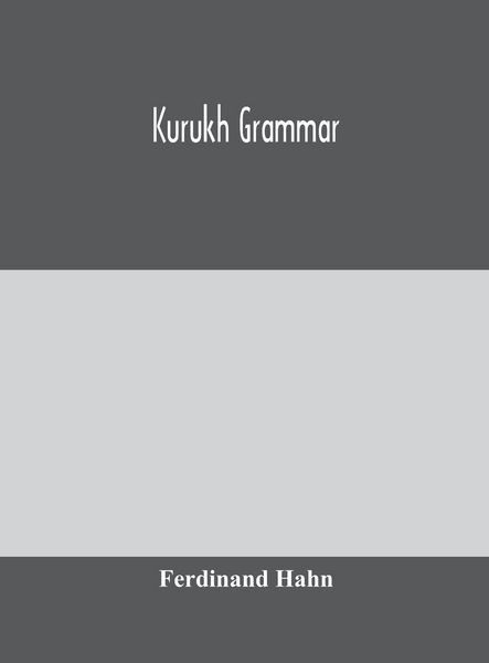 Produktbild: Kurukh Grammar