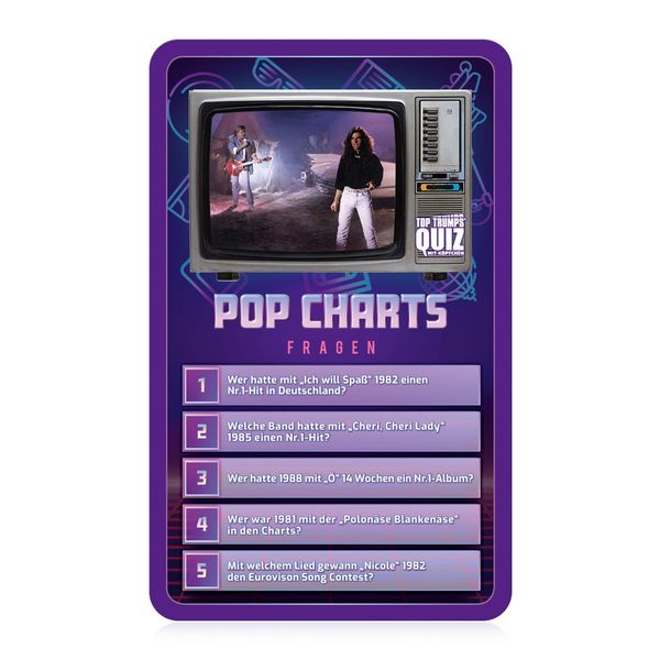 Produktbild: Top Trumps Quiz 80er