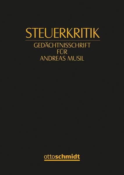 Produktbild: Steuerkritik