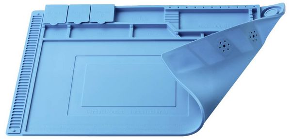 Produktbild: TRU COMPONENTS Silikon-Werkzeugunterlage (L x B x H) 450 x 300 x 12mm 1St.
