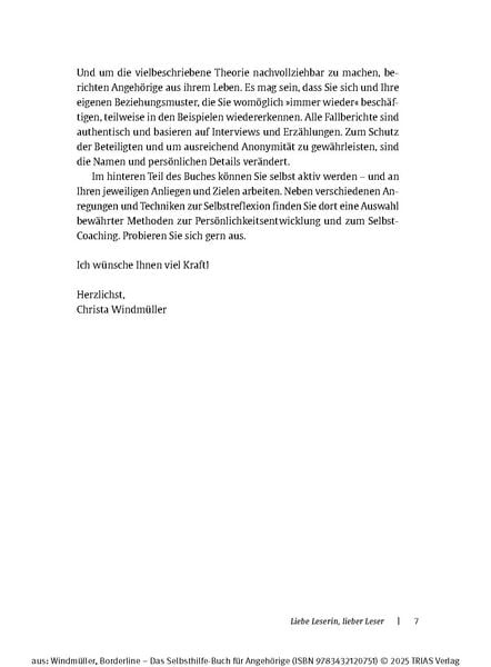 Produktbild: Borderline - Das Selbsthilfe-Buch f&uuml;r Angeh&ouml;rige
