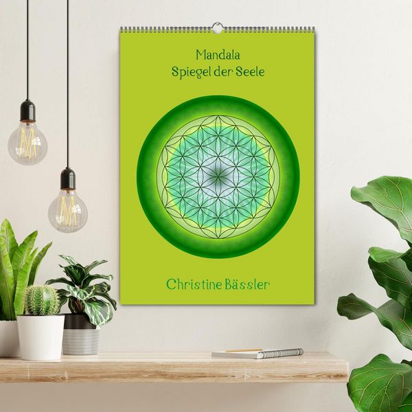 Produktbild: Mandalas - Spiegel der Seele (Wandkalender 2026 DIN A2 hoch), CALVENDO Monatskalender