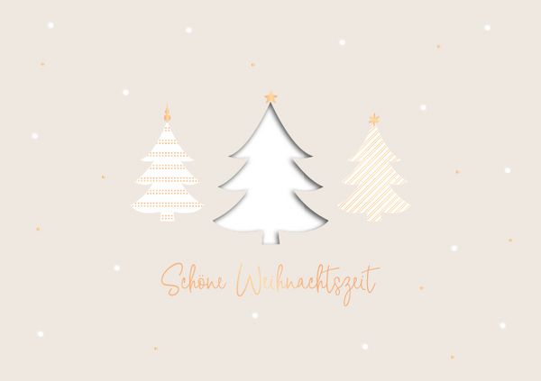 Produktbild: Doppelkarte Classic Line Weihnachten