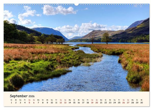 Produktbild: Lake District England (hochwertiger Premium Wandkalender 2026 DIN A2 quer), Kunstdruck in Hochglanz