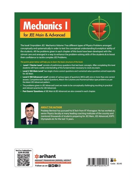 Produktbild: Unproblem JEE Mechanics 1 JEE Mains & Advanced