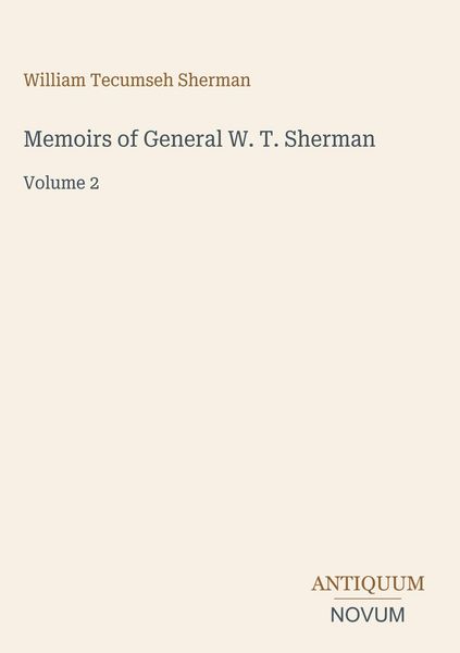 Produktbild: Memoirs of General W. T. Sherman