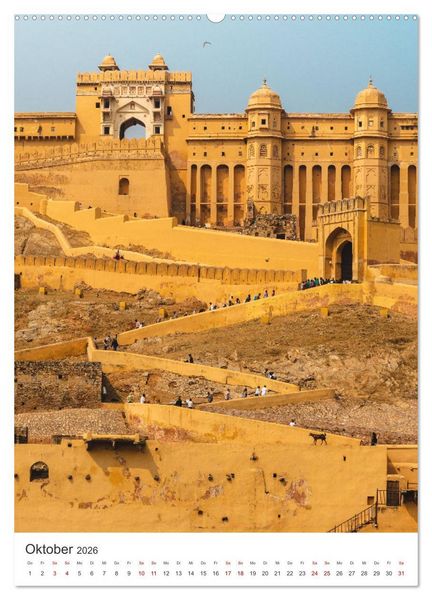 Produktbild: Indien - Das wundersch&ouml;ne Land in Asien. (hochwertiger Premium Wandkalender 2026 DIN A2 hoch), Kunstdruck in Hochglanz