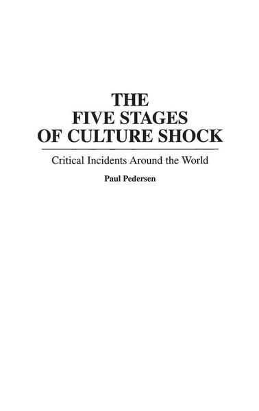 Produktbild: The Five Stages of Culture Shock
