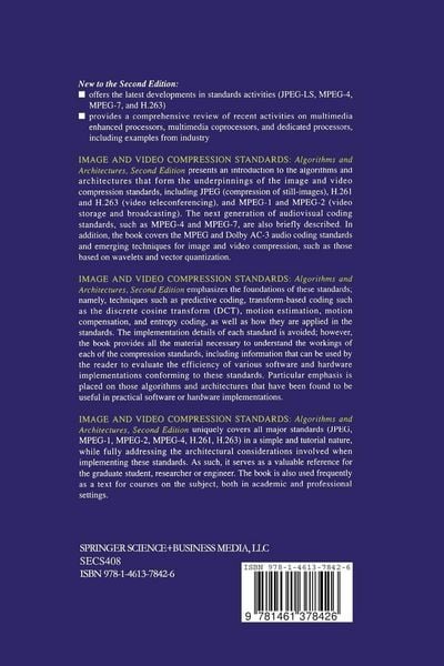 Produktbild: Image and Video Compression Standards