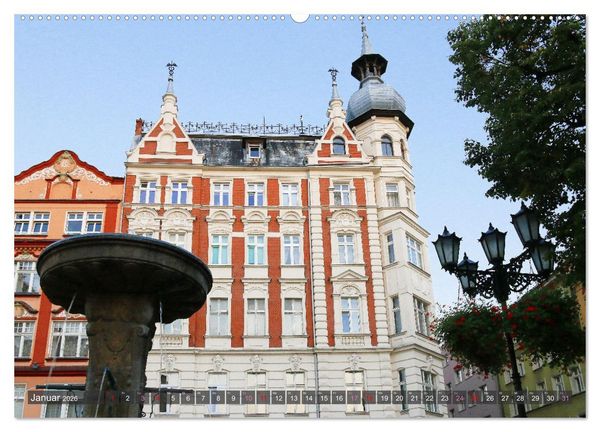 Produktbild: Schweidnitz in Polen mit Friedenskirche (Wandkalender 2026 DIN A2 quer), CALVENDO Monatskalender