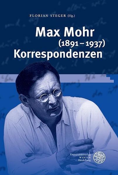 Produktbild: Max Mohr (1891-1937) Korrespondenzen