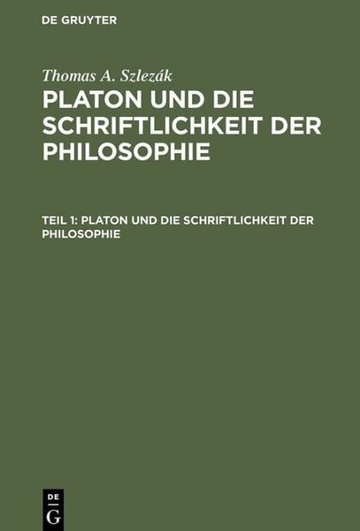 Produktbild: Platon und die Schriftlichkeit der Philosophie