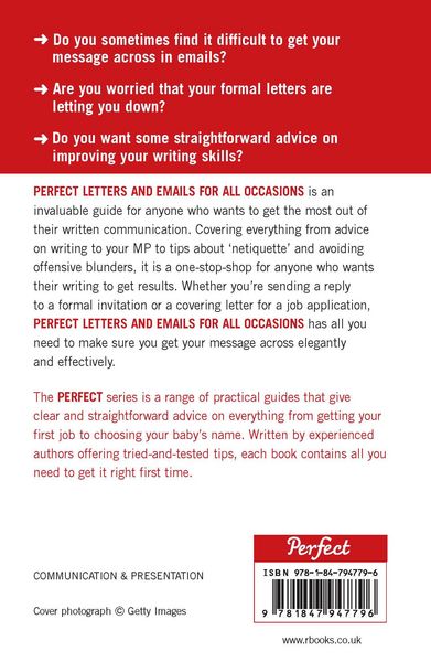 Produktbild: Perfect Letters and Emails for All Occas