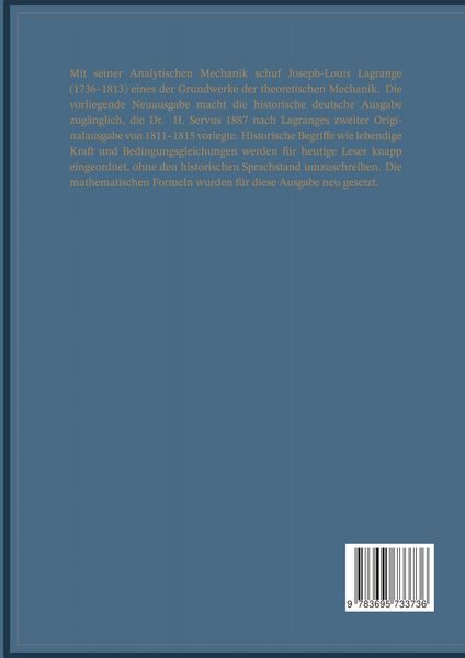Produktbild: Analytische Mechanik