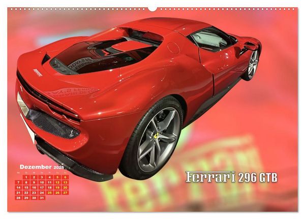 Produktbild: Ferrari - Synonym f&uuml;r Motorsport (Wandkalender 2026 DIN A2 quer), CALVENDO Monatskalender