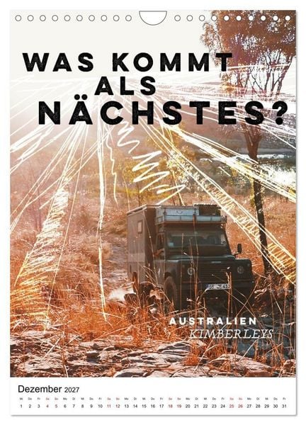 Produktbild: INTO THE FAR und die gro&szlig;en Fragen des Reisens - A True Overland Story (Wandkalender 2027 DIN A4 hoch), CALVENDO Monatskalender