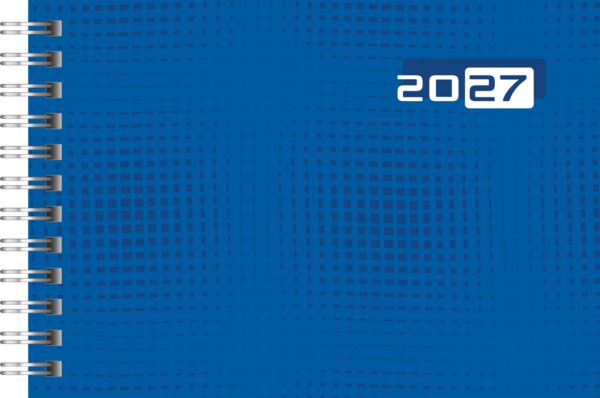 Produktbild: rido/id&eacute; 7017107027 Taschenkalender Mod. Septimus 2027 A6 quer, Papier, blau