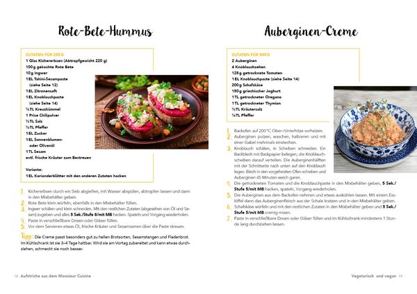 Aufstriche aus dem Monsieur Cuisine