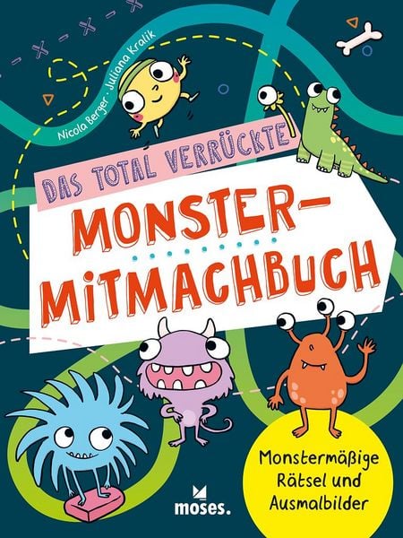 Produktbild: Das total verr&uuml;ckte Monster-Mitmachbuch
