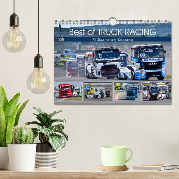 Produktbild: Best of TRUCK RACING (Wandkalender 2026 DIN A4 quer), CALVENDO Monatskalender