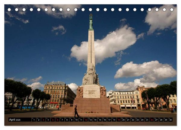 Produktbild: Riga + Jurmala (Tischkalender 2026 DIN A5 quer), CALVENDO Monatskalender