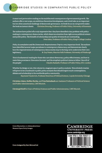 Produktbild: Policy Accumulation and the Democratic Responsiveness Trap