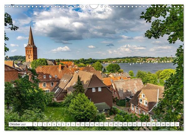 Produktbild: Deutschlands sch&ouml;nste Altst&auml;dte - Schleswig-Holstein (Wandkalender 2027 DIN A3 quer), CALVENDO Monatskalender