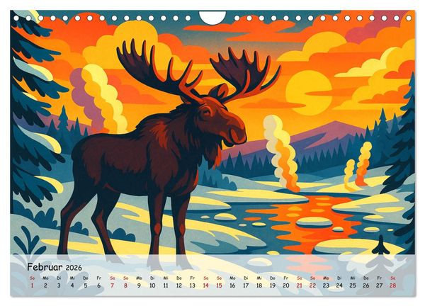 Produktbild: Nordamerika von Alaska bis Texas - Wild, Weit und Wundersch&ouml;n (Wandkalender 2026 DIN A4 quer), CALVENDO Monatskalender