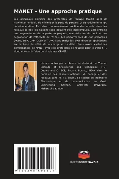 Produktbild: MANET - Une approche pratique