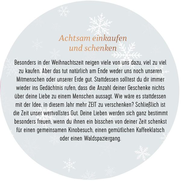 Adventskalender in der Dose. 24 Momente der Achtsamkeit