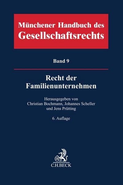 Produktbild: M&uuml;nchener Handbuch des Gesellschaftsrechts Bd 9: Recht der Familienunternehmen